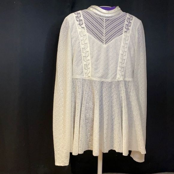 Free people, high neck long sleeve tunic - Picture 1 of 11
